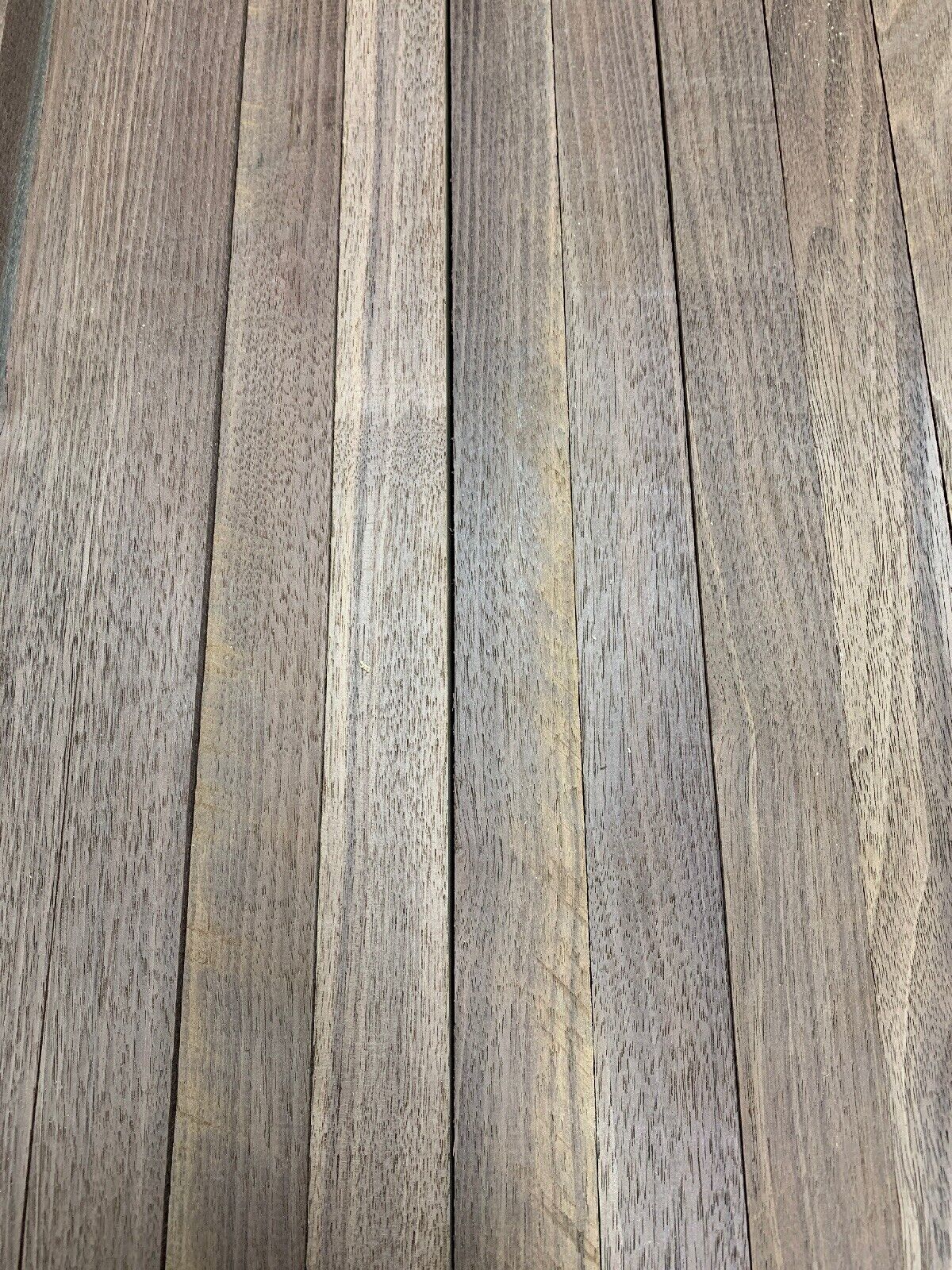 12 Boards, BLACK WALNUT Lumber Dried (3/4”x 2”x 21”), DIY Wood