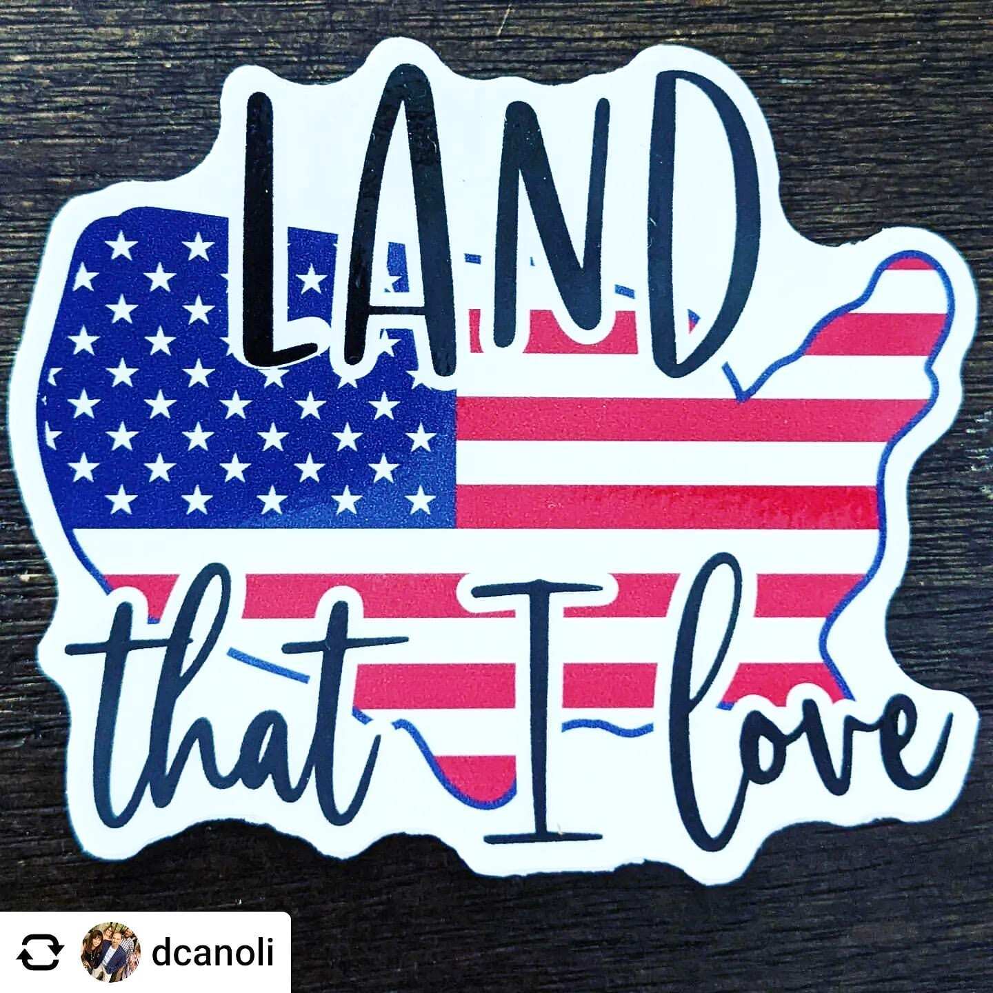 Land that I Love Vinyl, Waterproof Sticker