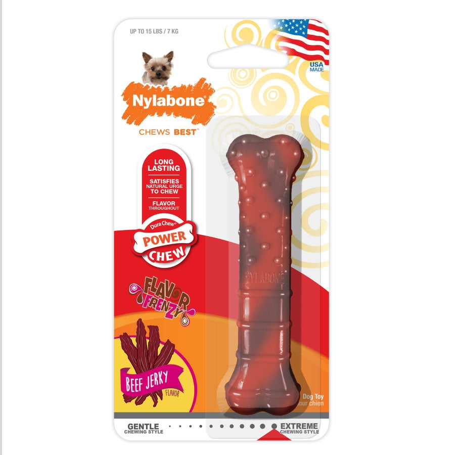 Nylabone Power Chew Beef Jerky (XS-Petite)