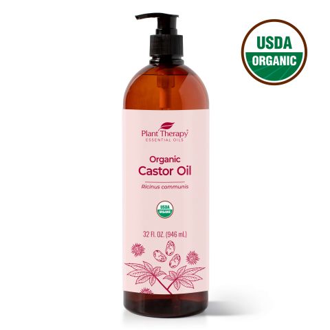 Organic Castor Oil, 32 oz.