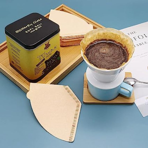 Coffee Filter Natural Unbleached (200 Ct #2)