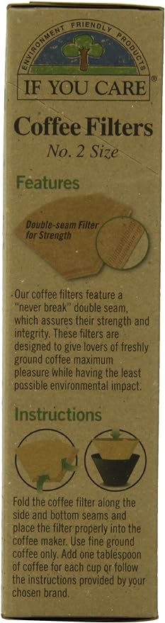 Unbleached Coffee Filters, Cone Shaped, All Natural 100 Count (Pack of 12)