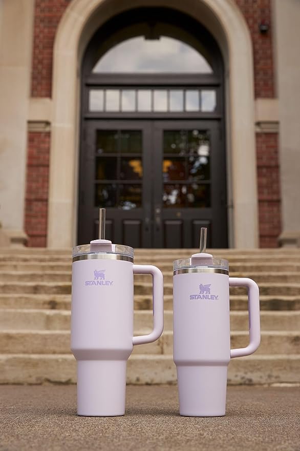 Orchid Stanley Quencher H2.0 FlowState SS Vacuum Insulated Tumbler, Lid, Straw (30 oz.)