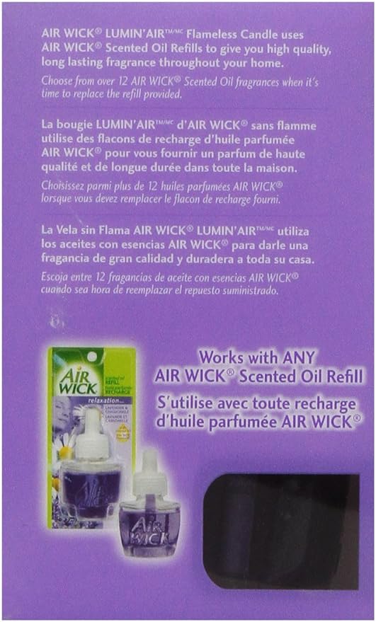 Air Wick Lumin Air Flameless Candle, Lavender Chamomile