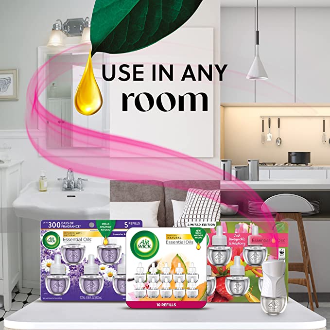 Air Wick Plug in Scented Oil Refill, Lavender & Chamomile