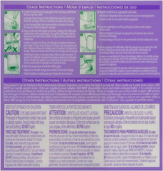 Air Wick Lumin Air Flameless Candle, Lavender Chamomile