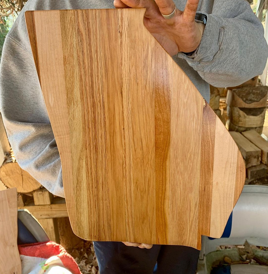 Custom Wood State Cutting Board