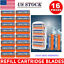 16 Pcs Gillette Fusion 5-Layer Razor Blade Refills Orange