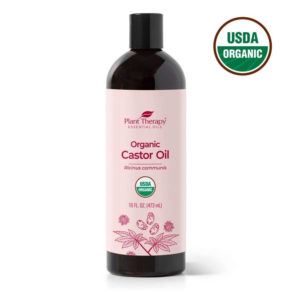 Organic Castor Oil, 16 oz.