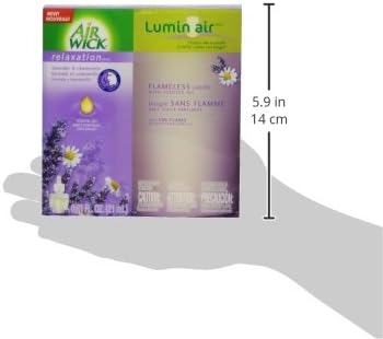 Air Wick Lumin Air Flameless Candle, Lavender Chamomile