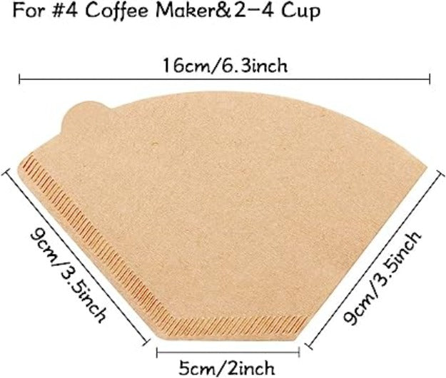 Coffee Filter Natural Unbleached (200 Ct #2)