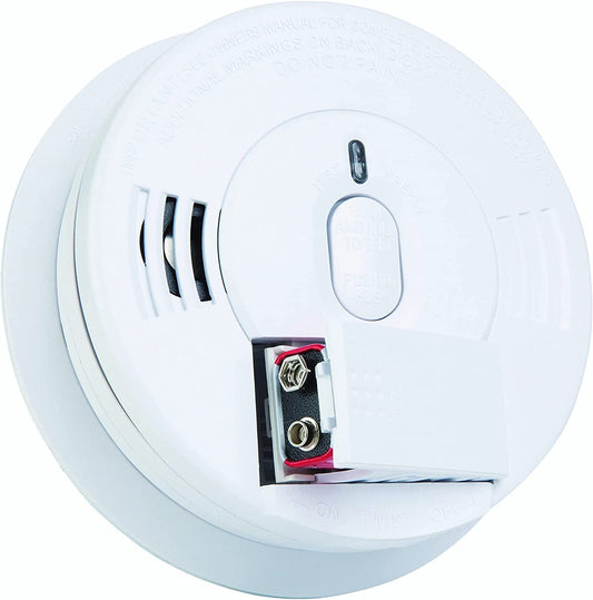 Hardwired Smoke Detector Front-Load Battery Test Button