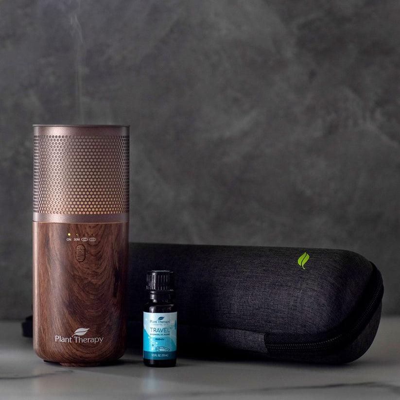 Wood Grain Portable Diffuser with Travel Pack – Birch & Burlap